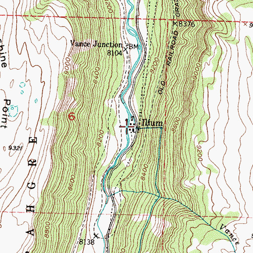 Topographic Map of Ilium, CO