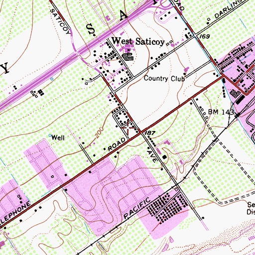 Topographic Map of Bethel Christian Center, CA