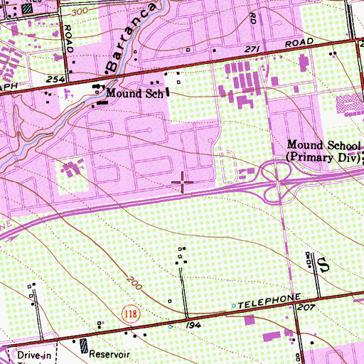 Topographic Map of Calvary Chapel of Ventura, CA