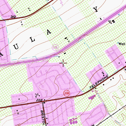 Topographic Map of Chumash Park, CA