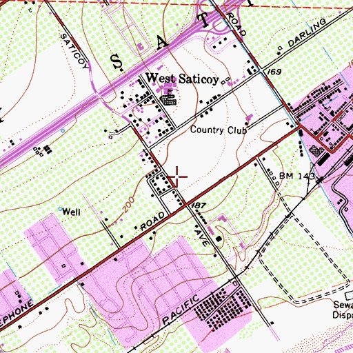 Topographic Map of Fritz Huntsinger Youth Sports Complex, CA