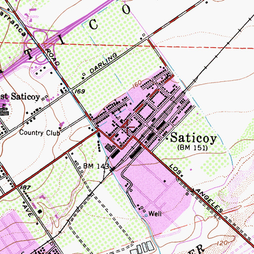 Topographic Map of Iglesia Apostolica de Jesu, CA