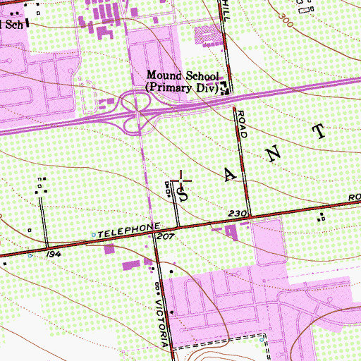 Topographic Map of Ventura County Government Center, CA