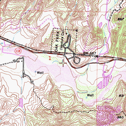 Topographic Map of East County Animal Control Facility, CA