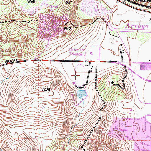 Topographic Map of Stargaze Park, CA