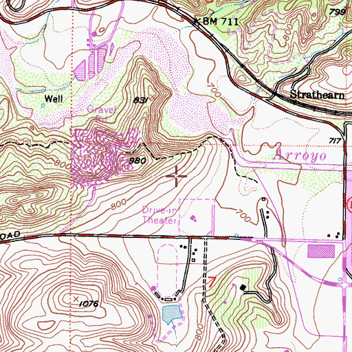 Topographic Map of Tierra Regada Park, CA