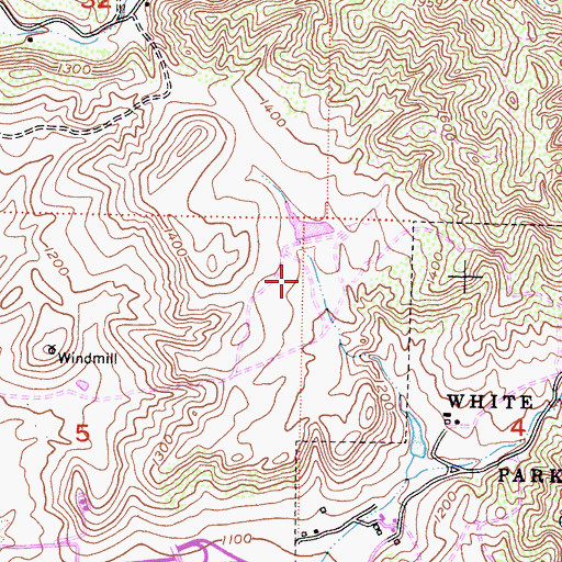 Topographic Map of Chumash Park, CA