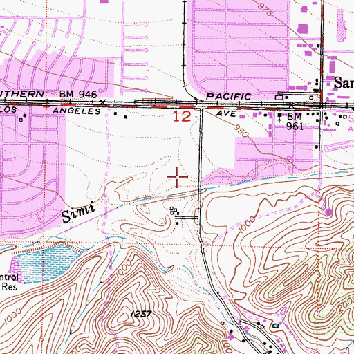 Topographic Map of Church of the Living Christ, CA