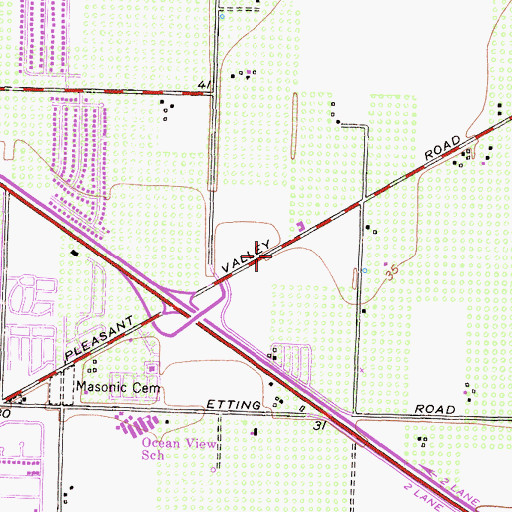 Topographic Map of Mount Zion First Samoan Assembly of God Church, CA