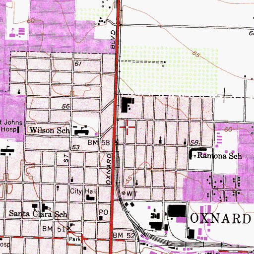 Topographic Map of Iglesia del Dios Vivo, CA