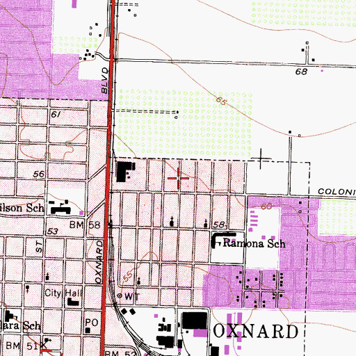 Topographic Map of Victorious Life Ministries, CA