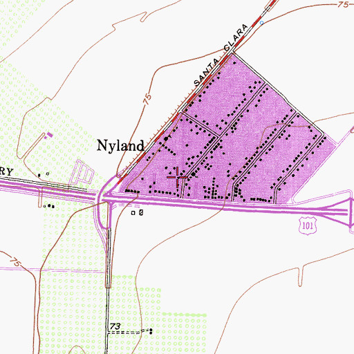 Topographic Map of Capilla Evangelica, CA