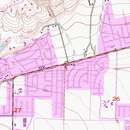Topographic Map of Pleasant Valley Historical Museum, CA