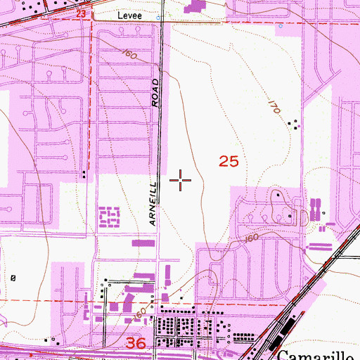 Topographic Map of Arneill Ranch Park, CA