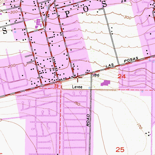 Topographic Map of Cornerstone Christian School, CA