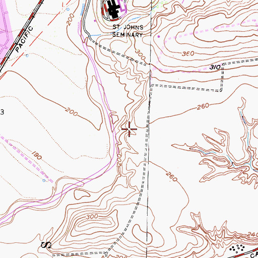 Topographic Map of Wood Creek Park, CA