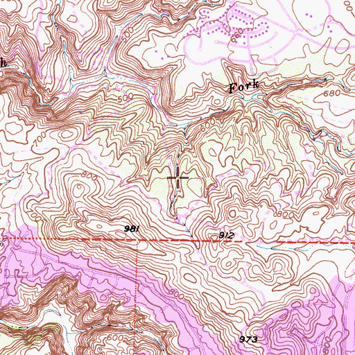 Topographic Map of Arroyo Conejo Open Space, CA