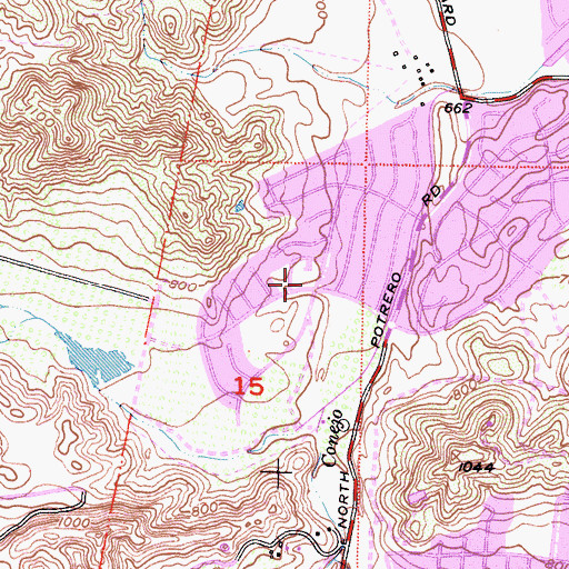 Topographic Map of Christ the King Lutheran Church, CA