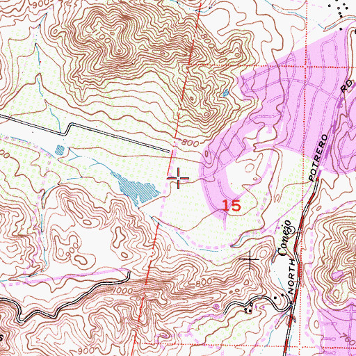 Topographic Map of Cypress Elementary School, CA