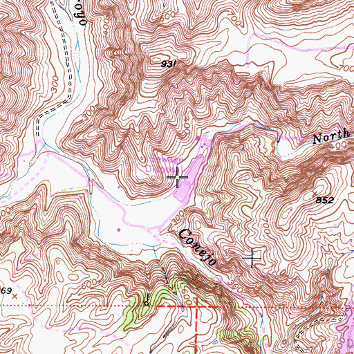 Topographic Map of Hill Canyon Treatment Plant, CA