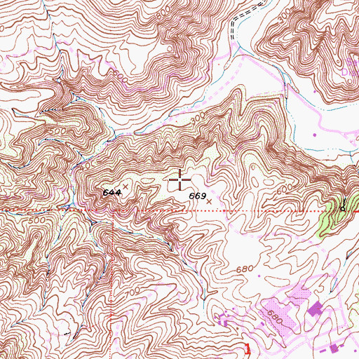 Topographic Map of Rancho Conejo Open Space, CA