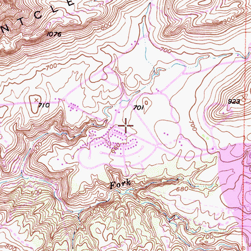 Topographic Map of Wildflower Playfield, CA