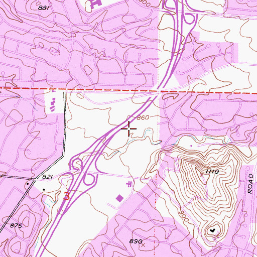 Topographic Map of Conejo Creek North Park, CA