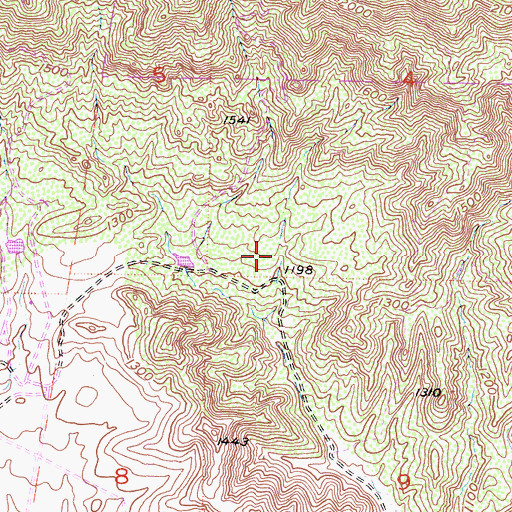 Topographic Map of Eagle View Park, CA