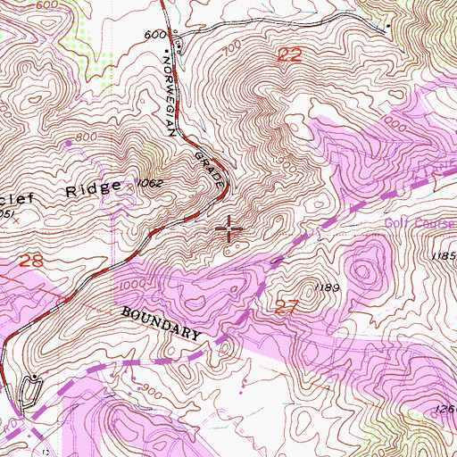 Topographic Map of Joel McCrea Wildlife Preserve, CA