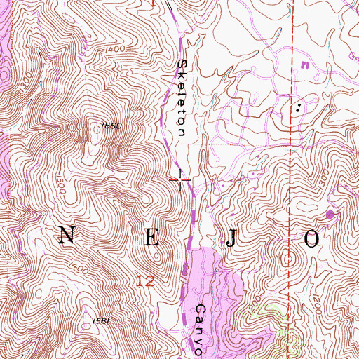 Topographic Map of North Ranch Area Community Center, CA