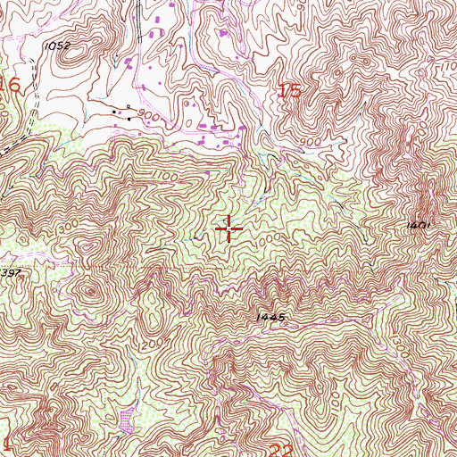 Topographic Map of Conejo Ridge Open Space, CA