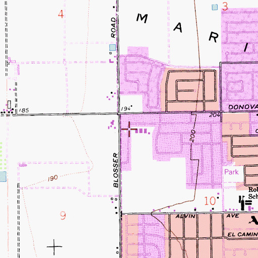 Topographic Map of Oakley Elementary School, CA