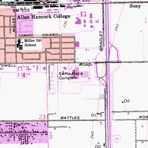 Topographic Map of Costco Power Shopping Center, CA