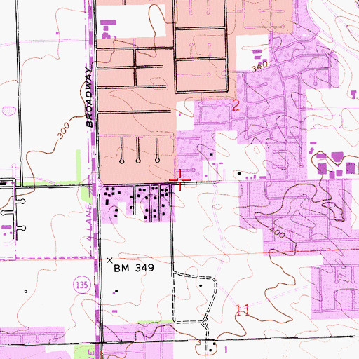 Topographic Map of Orcutt Community Church of the Nazarene, CA