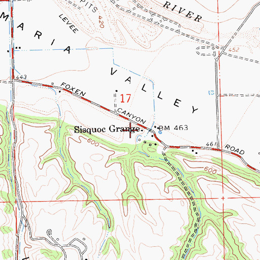 Topographic Map of Olive School (historical), CA