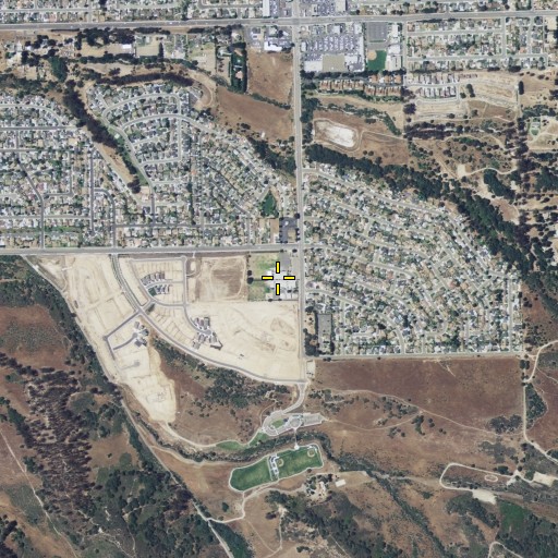 Aerial/Satellite Image of Pine Grove Elementary School, CA