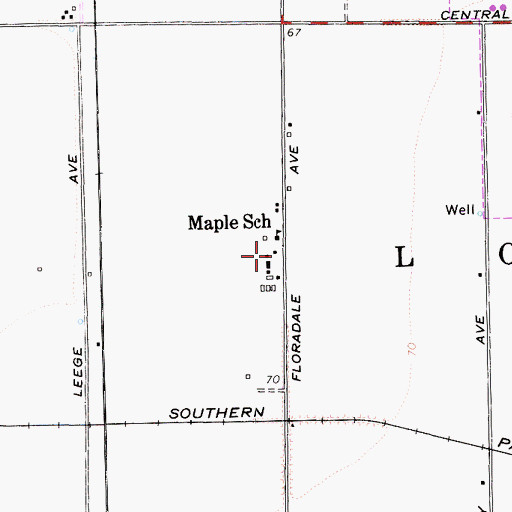 Topographic Map of Acorn, CA