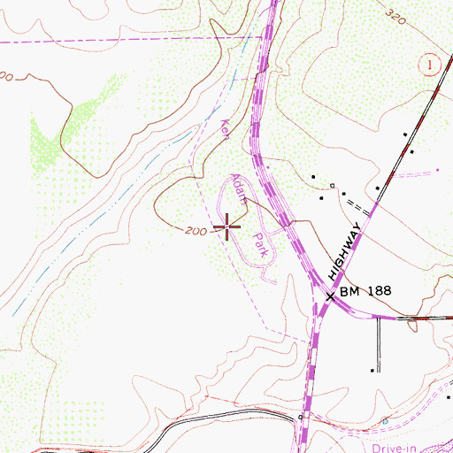 Topographic Map of Allan Hancock College Lompoc Valley Center, CA