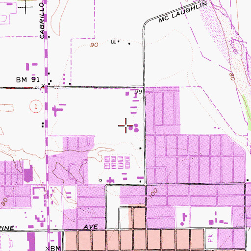 Topographic Map of La Honda STEAM Academy, CA