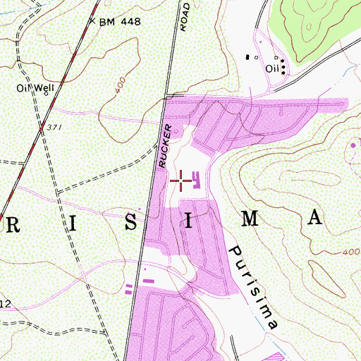 Topographic Map of Los Berros Elementary School, CA