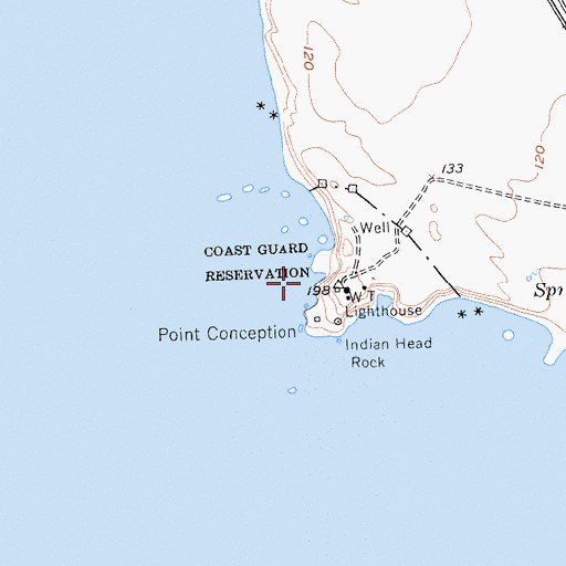 Topographic Map of Kunuqug (historical), CA