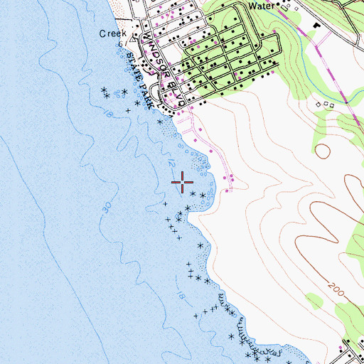 Topographic Map of Abalone Cove, CA