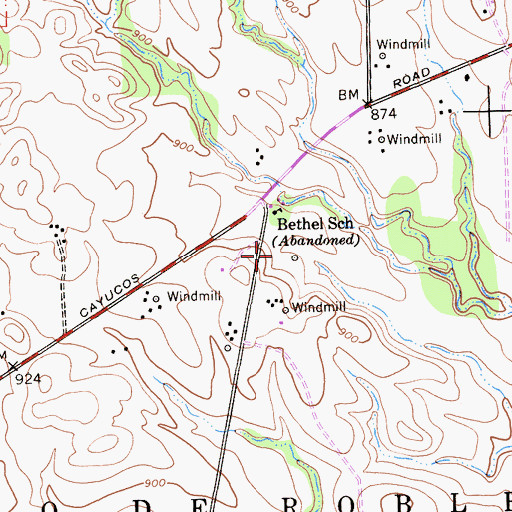 Topographic Map of Fairview Farm Vineyard, CA