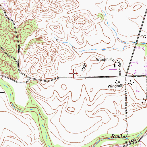 Topographic Map of Peoente Winery, CA