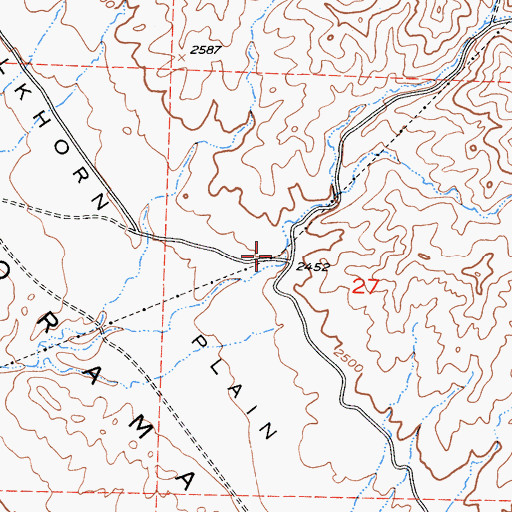 Topographic Map of Whites (historical), CA