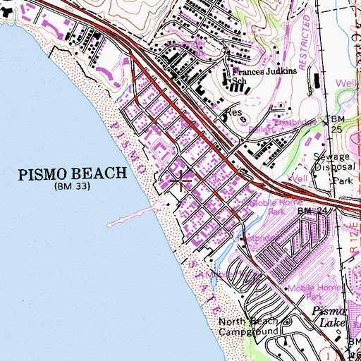 Topographic Map of Word of Life Church, CA