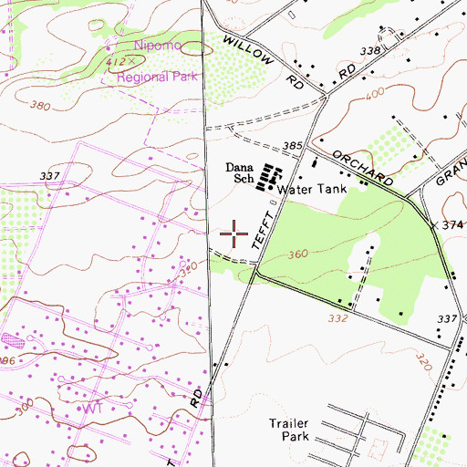 Topographic Map of Nipomo Community Medical Center, CA