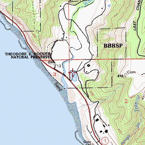 Topographic Map of Rancho del Osos Nature and History Center, CA