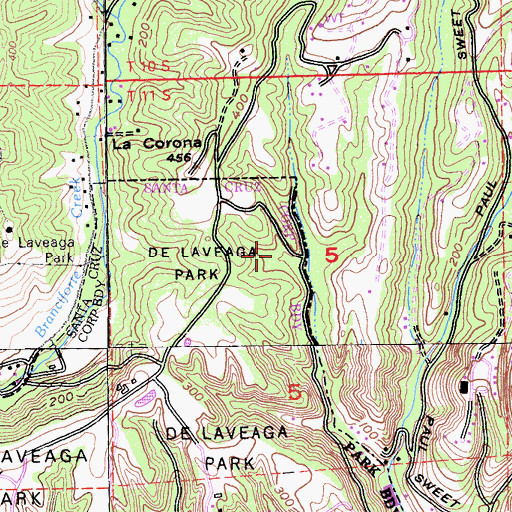 Topographic Map of Charles Derby Small Bore Range, CA
