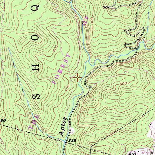 Topographic Map of Porter House (historical), CA